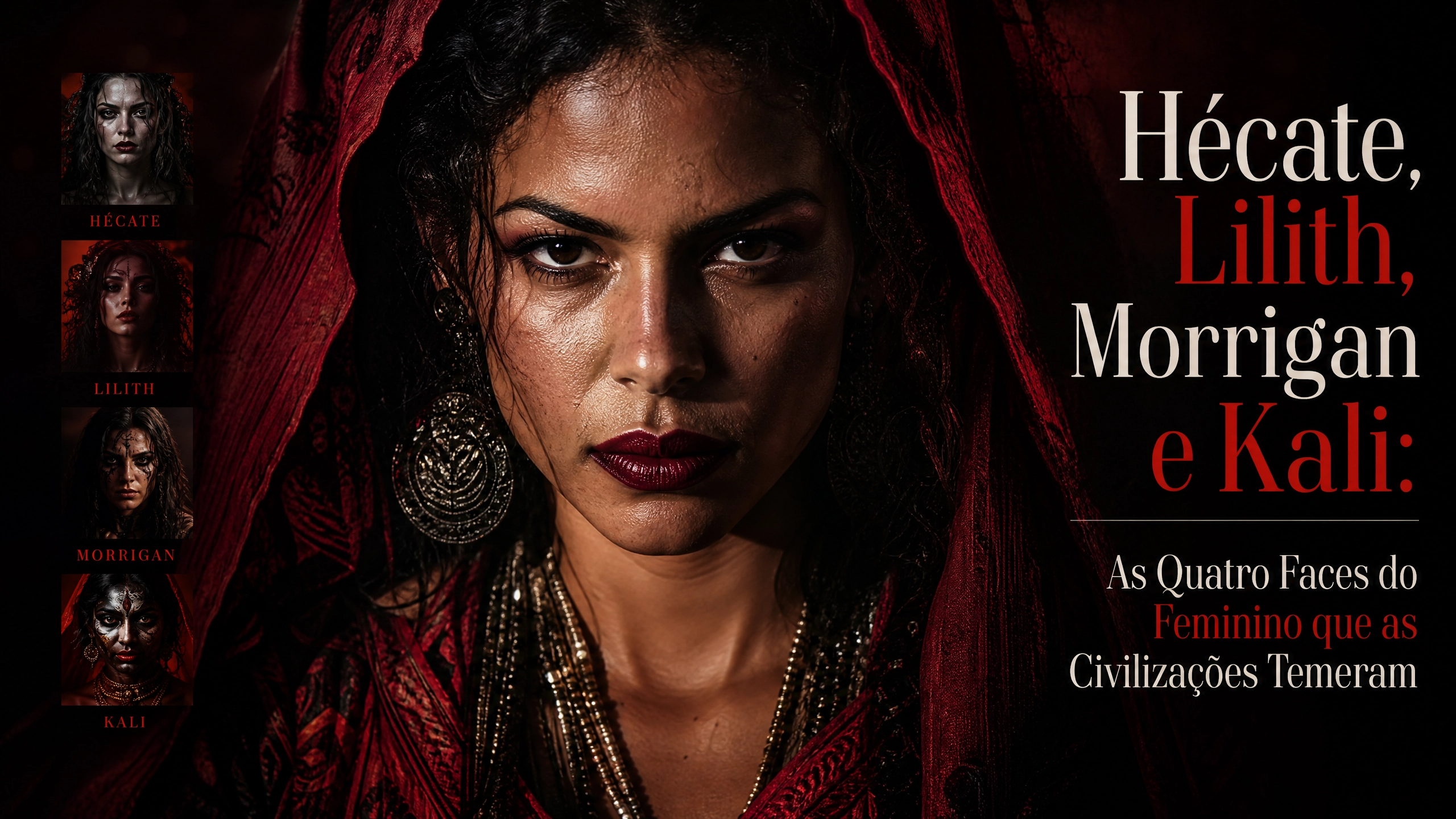 Hécate, Lilith, Morrigan e Kali